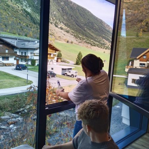 Schüler mit Aussicht