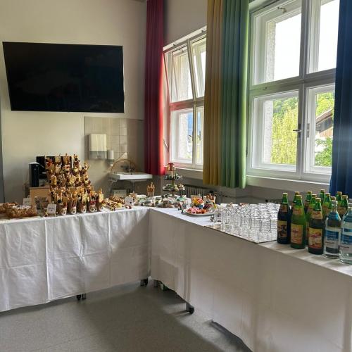 Grobe Übersicht über das Buffet