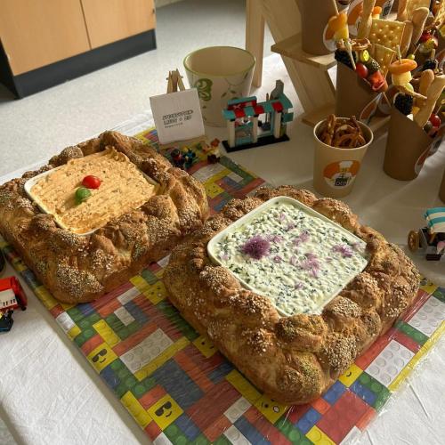Zupfbrot mit Dipp