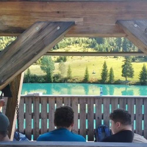 Schpler chillen am See