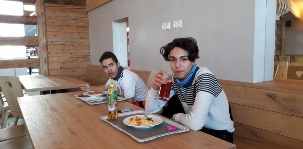 Wintersporttag Mittagspause